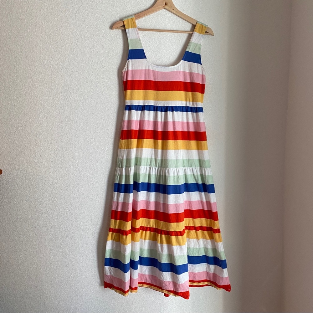 Jcrew tiered cotton dress!